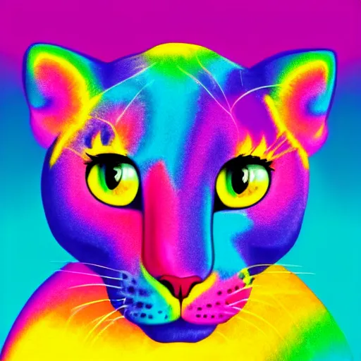 Image similar to “lisa frank album cover design”