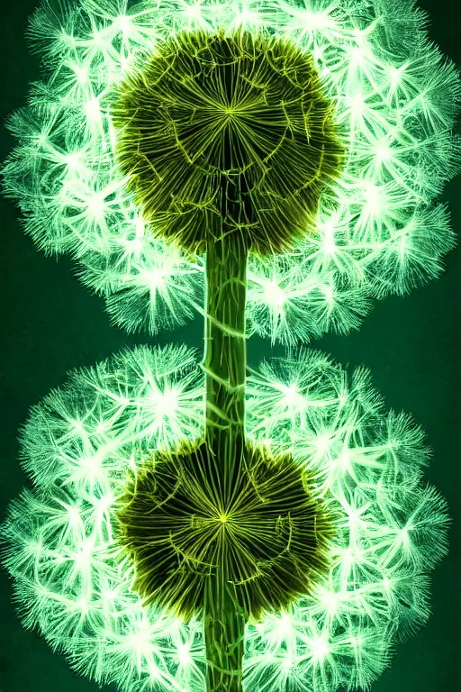 Prompt: nuclear mushroom cloud dandelion male anime character, symmetrical, highly detailed, digital art, sharp focus, trending on art station, green eyes, glowing radioactive colours