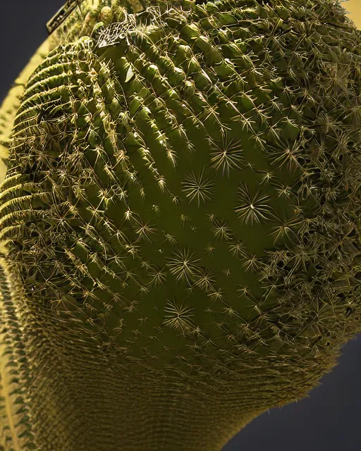 Image similar to Close up shot.3d hard surface design, octane rendered, robotic bionic Technical Cactus design, hardops, box cutter, artstation trending, wow, 8k, edon guraziu