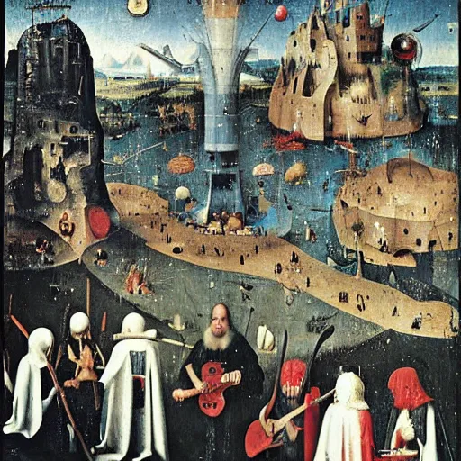 Image similar to joes strummer by hieronymus bosch