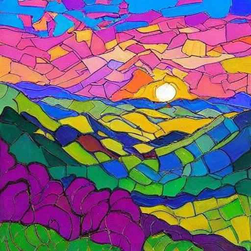 Image similar to sun landscape by erin hanson