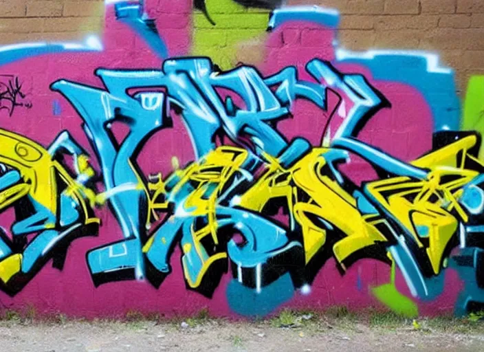 Image similar to throwup graffiti writing, wildstyle, cool, hiphop