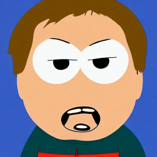 Steve buscemi as Southpark character. Southpark style. Stable