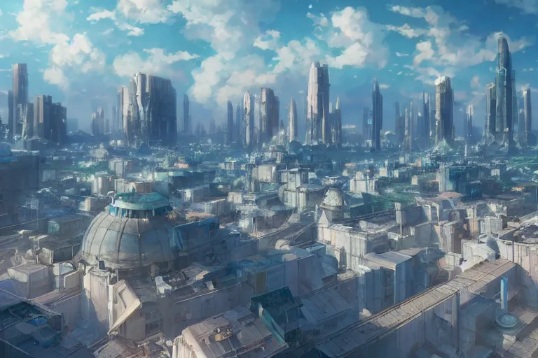 Prompt: ultra realistic city floating in the sky, colors, 8 k, hd, details, fantasy, epic, ancient city, landscape illustration concept art anime key visual trending pixiv fanbox by wlop and greg rutkowski and makoto shinkai and studio ghibli and kyoto animation symmetrical facial features