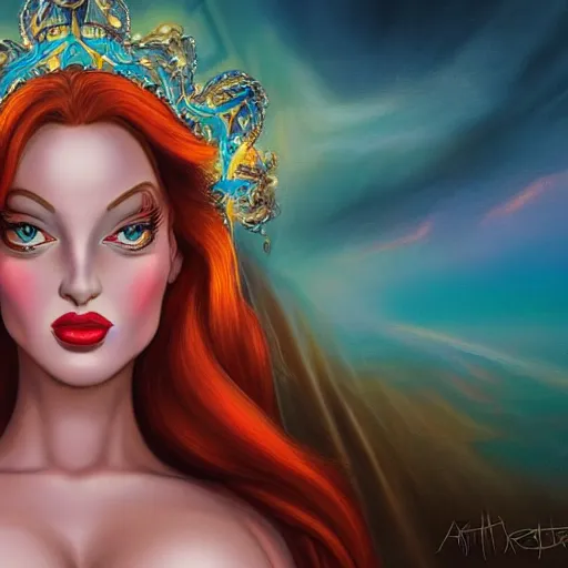 Prompt: jessica rabbit as conservative high priestess of the light, heavenly atmosphere, detailed illustration, digital art, overdetailed art, complementing colors, trending on artstation, Cgstudio, the most beautiful image ever created, dramatic, subtle details, illustration painting, vibrant colors, 8K, award winning artwork, high quality printing, fine art, intricate, epic lighting, very very very very beautiful scenery, 8k resolution, digital painting, sharp focus, professional art, atmospheric environment, 8k ultra hd, artstationHD, hyper detailed, elegant, cinematic, awe inspiring, beautiful, by Mandy Jurgens and Małgorzata Kmiec, Dang My Linh, Lulu Chen, Alexis Franklin, Filip Hodas, Pascal Blanché, Bastien Lecouffe Deharme, in the style of Samantha Mash