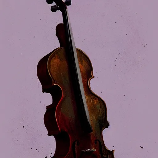 Image similar to body as a cello by greg rutkowski