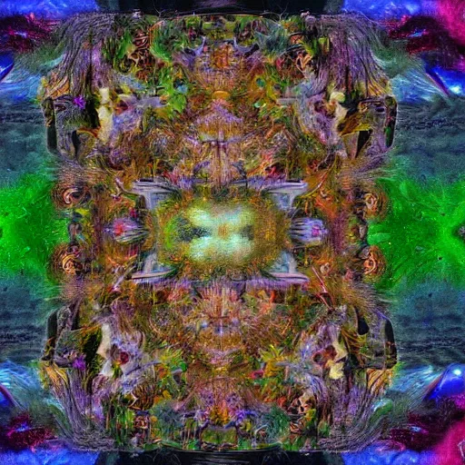 Image similar to a google deep dream image