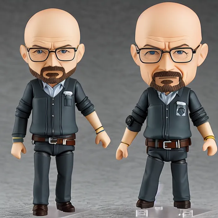 Image similar to walter white, an anime nendoroid of walter white, figurine, detailed product photo