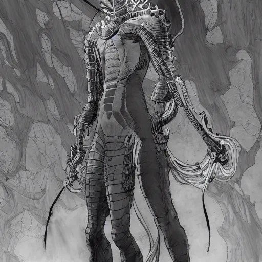 Image similar to carl urban from the boys, manga art, black and white, by kentaro miura, tsutomu nihei, range murata, lois van baarle, richly detailed, inked, beautiful, hyper realistic, trending on artstation