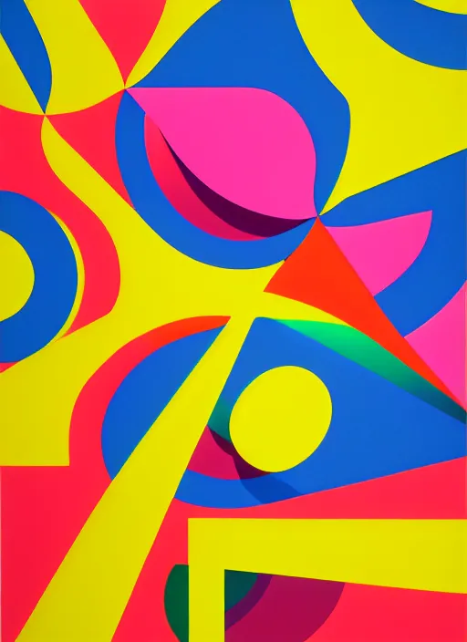 Image similar to inflated geometric shapes by shusei nagaoka, kaws, david rudnick, pastell colours, airbrush on canvas, cell shaded, 8 k