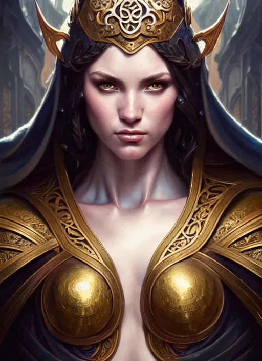 Image similar to Muscular and powerful medieval knight portrait, art nouveau, fantasy, intricate flower designs, elegant, highly detailed, sharp focus, art by Artgerm and Greg Rutkowski and WLOP