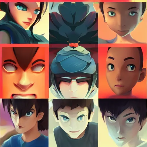 Image similar to face icon stylized minimalist nintendo 3 ds, loftis, cory behance hd by jesper ejsing, by rhads, makoto shinkai and lois van baarle, ilya kuvshinov, rossdraws global illumination