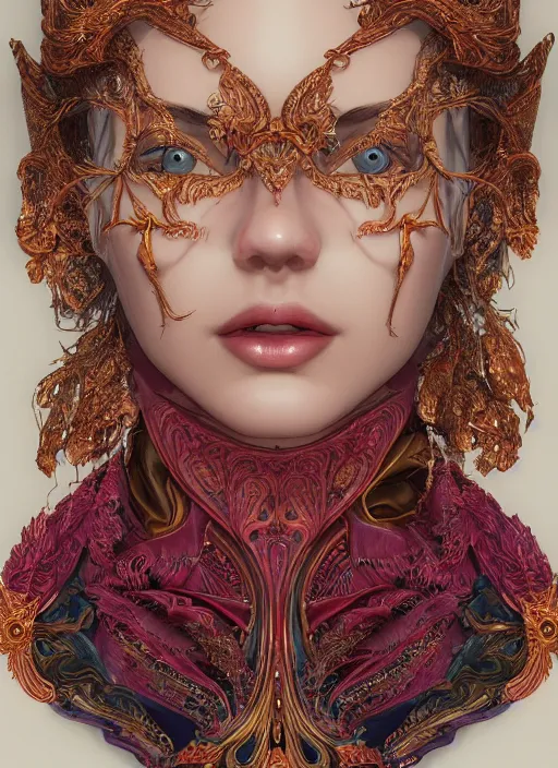 Image similar to perfect skin :: by Martine Johanna :: ornate, dynamic, particulate, rich colors, intricate, elegant, centered, artstation, smooth, sharp focus, octane render, 3d