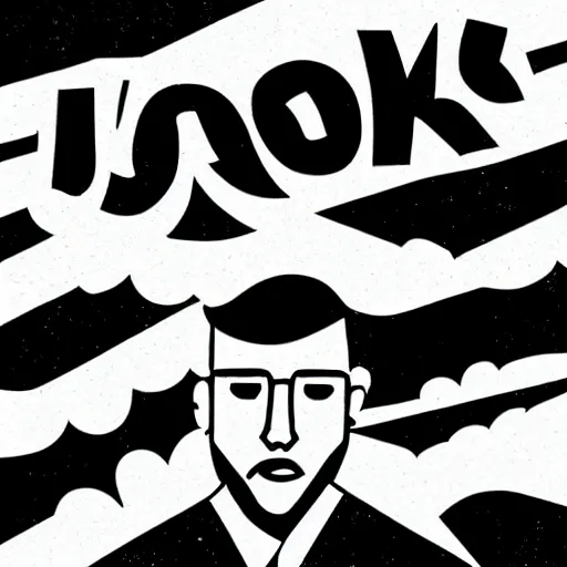 Image similar to album cover artwork for JONSK designed by Mcbess.