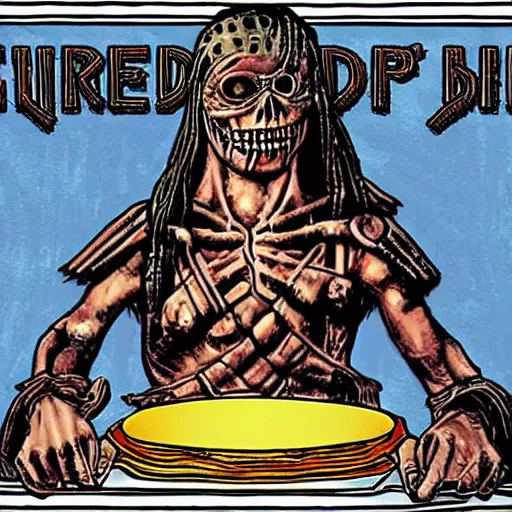 Image similar to the lord's supper iron maiden