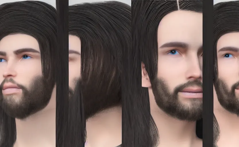 Image similar to unreal engine experiment in generating real - time hair renders, computer science, programming, gpu