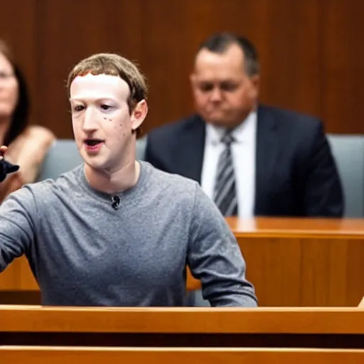 Image similar to mark zuckerberg demonstrating ar 1 4 on his trial testimony