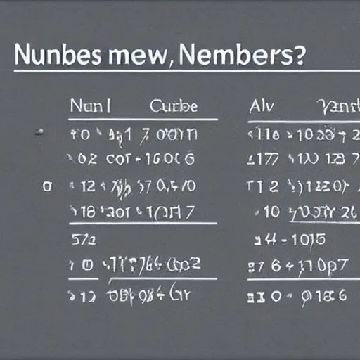 Prompt: numbers the new language, You will all learn