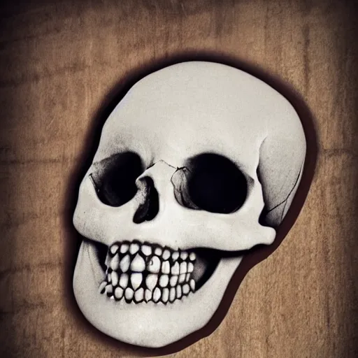 Image similar to skull with one eye photograph