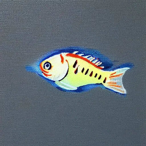 Image similar to fish miniature painting