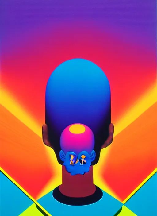 Image similar to head explosion by shusei nagaoka, kaws, david rudnick, airbrush on canvas, pastell colours, cell shaded!!!, 8 k