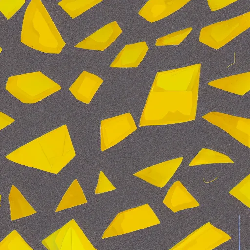 Image similar to yellow gemstone, digital art, neutral background