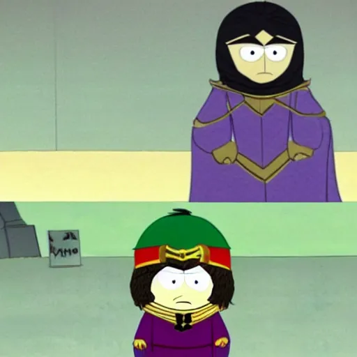 Image similar to loki in southpark