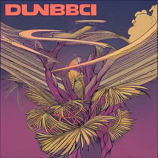 Image similar to DnB album over by moebius