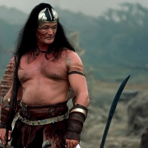 Image similar to bill murray as conan the barbarian