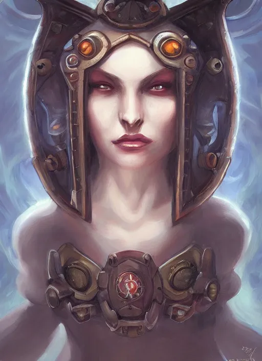 Image similar to fantasy painting of a beholder, portrait, oil painting, artgerm, dnd, rpg