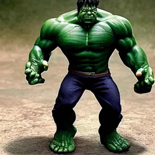 Image similar to realistic rock figurine, from the incredible hulk toy