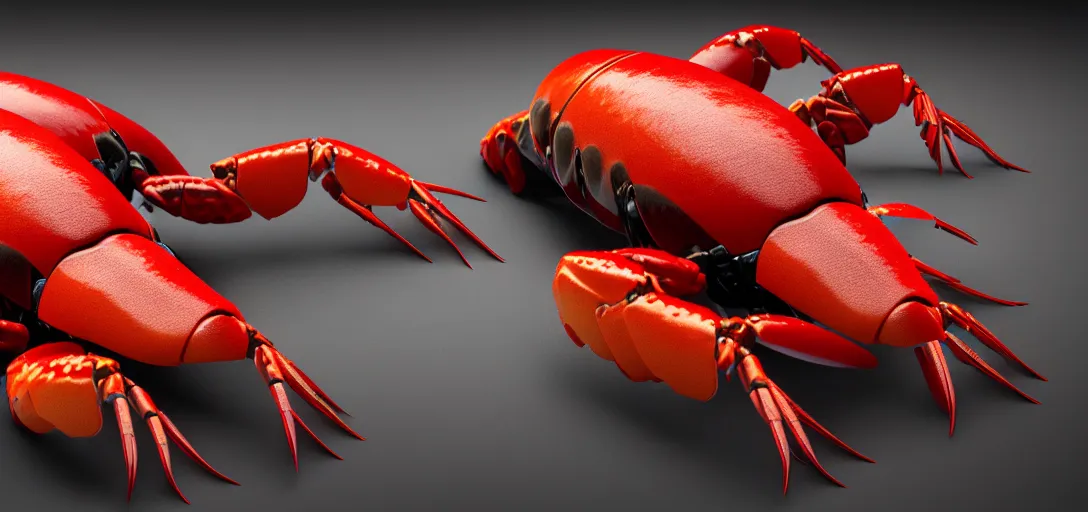 Prompt: virtual reality beams, beautiful crayfish surrounded by internet hyperlinks | | artgerm, octane render, raytracing, 8 k, hd, vibrant, escher