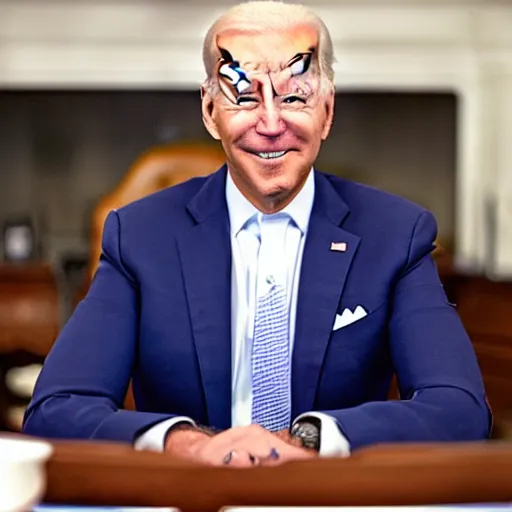 Image similar to Joe Biden watching the world burn 4k