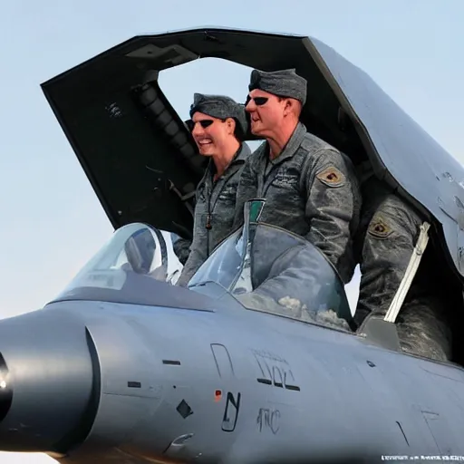 Image similar to Tom cruise as an air-force combat pilot at a military aircraft exhibition, journalistic photography, Flight magazine