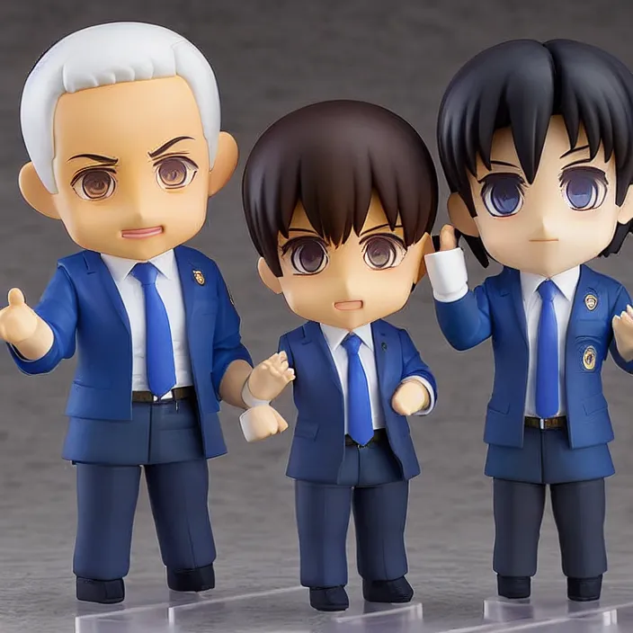 Image similar to benjamin netanyahu, an anime nendoroid of benjamin netanyahu, figurine, detailed product photo