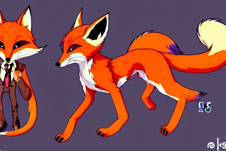 Image similar to a furry tan male fox on a persona 5 : royal ( by atlus ) video game splash screen, a furry male sandcolored tan fox fursona ( has hair ), persona 5 phantom thief style