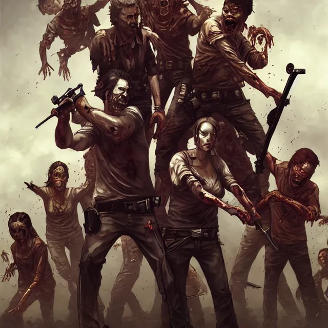 Prompt: the walking dead game stanley artgerm lau, wlop, rossdraws, frank frazetta, andrei riabovitchev, marc simonetti