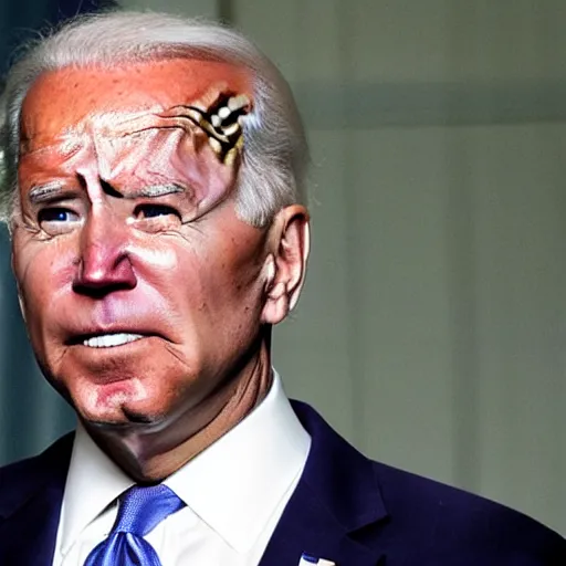 Image similar to Joe biden doing the Kubrick stare