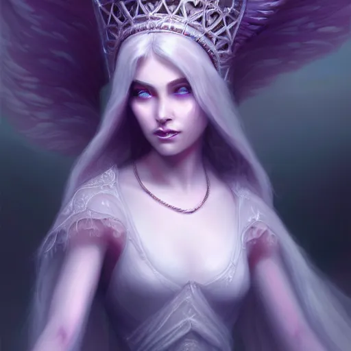 Prompt: beautiful Ghost princess, highly detailed, digital painting, artstation, concept art, smooth, sharp focus, illustration