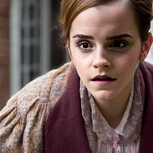 Prompt: emma watson as aunt marge