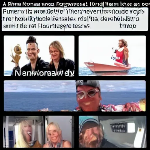 Image similar to a funny meme about norwegian celebrities