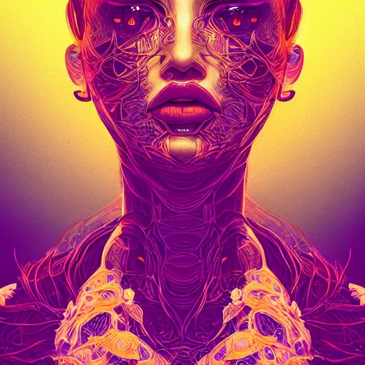 Prompt: the head of a beautiful woman partially made of potatos, an ultrafine detailed illustration by james jean, final fantasy, intricate linework, bright colors, behance contest winner, vanitas, angular, altermodern, unreal engine 5 highly rendered, global illumination, radiant light, detailed and intricate environment