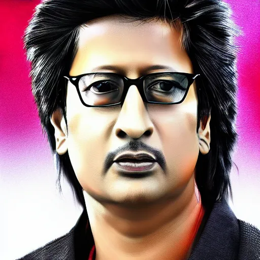 Image similar to a portrait of a rajesh hamaal, highly detailed, cinematic lighting, hyperrealistic, 4 k, digital art