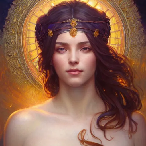 Prompt: goddess, goddess of hope, elpis, light hair, greek, happiness, intricate, elegant, ethereal, highly detailed, digital painting, artstation, concept art, smooth, sharp focus, illustration, art by artgerm and greg rutkowski and alphonse mucha