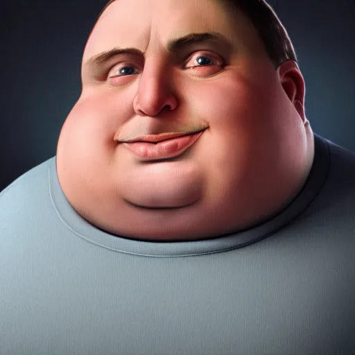 Prompt: hyperrealistic mixed media image of obese eric cartman, stunning 3 d render inspired art by greg rutkowski and xiang duan and thomas eakes, perfect facial symmetry, flesh texture, realistic, highly detailed attributes and atmosphere, dim volumetric cinematic lighting, 8 k octane detailed render, post - processing, masterpiece,