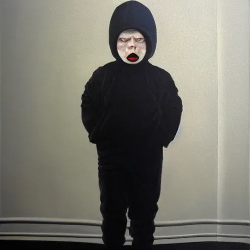 Prompt: artwork by Gottfried Helnwein