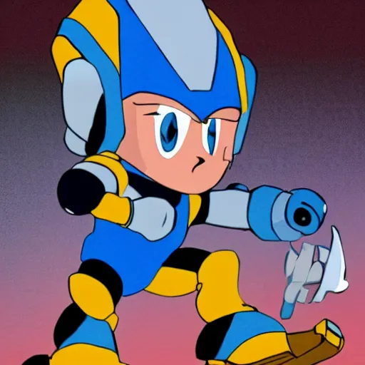 Prompt: joe biden as megaman