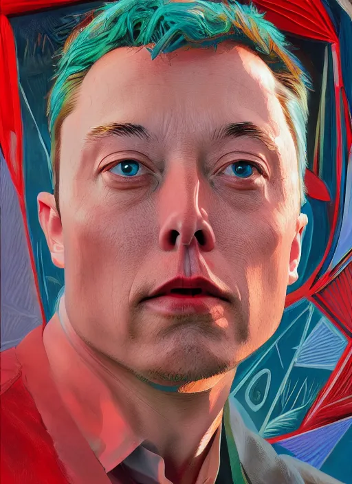 Prompt: ( ( ( epic fantasy style portrait painting of elon musk ) ) ) by pablo picasso, spacex, mars mission, fantasy, photorealistic, octane render, vibrant colors, unreal engine, dynamic lighting, perfect factions, very detailed faces, trending on artstation, poster, volumetric lighting, 4 k, award winning