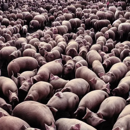 Prompt: “how to count a moving crowd of pigs”