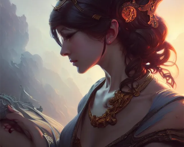 Image similar to art by ross tran, deep focus, d & d, dark fantasy, intricate, elegant, highly detailed, digital painting, artstation, concept art, matte, sharp focus, illustration, hearthstone, art by artgerm and greg rutkowski and alphonse mucha